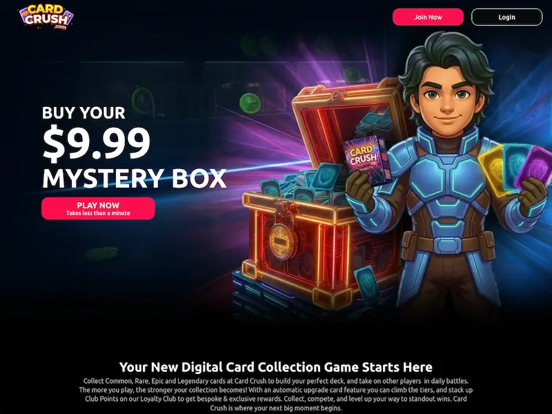 card crush casino homepage